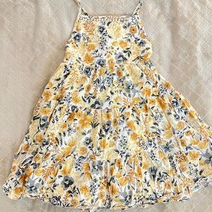 Rachel Zoe Blue and Yellow Pleated Sundress